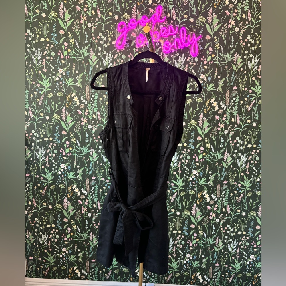 Cargo style wrap dress